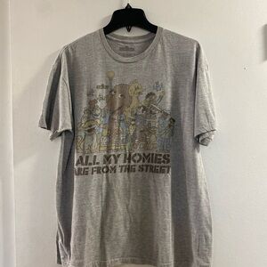 Sesame Street Heather Gray Classic T-Shirt